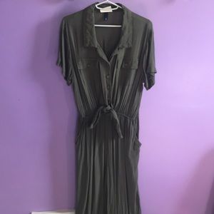 Olive green jumpsuit size M